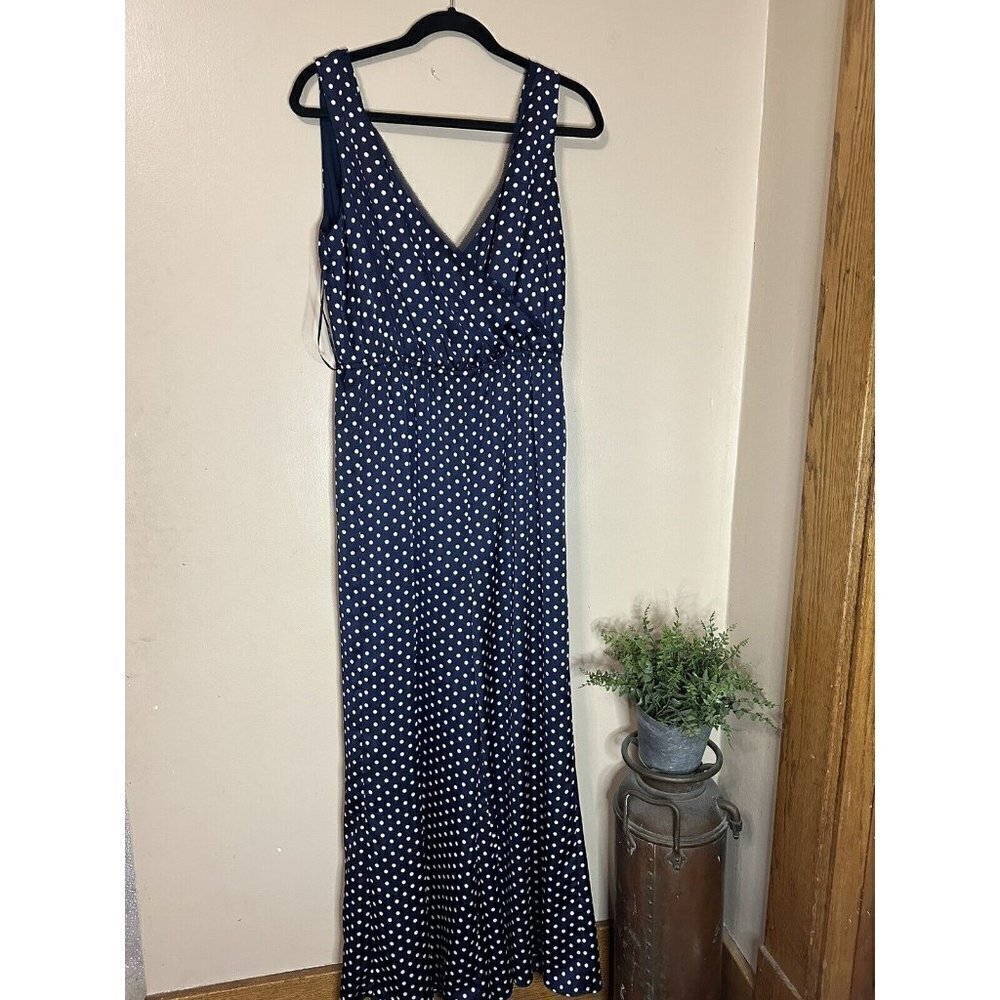 Fingers polka dot pants suit romper T2 Cropped wide leg XS Retails $170